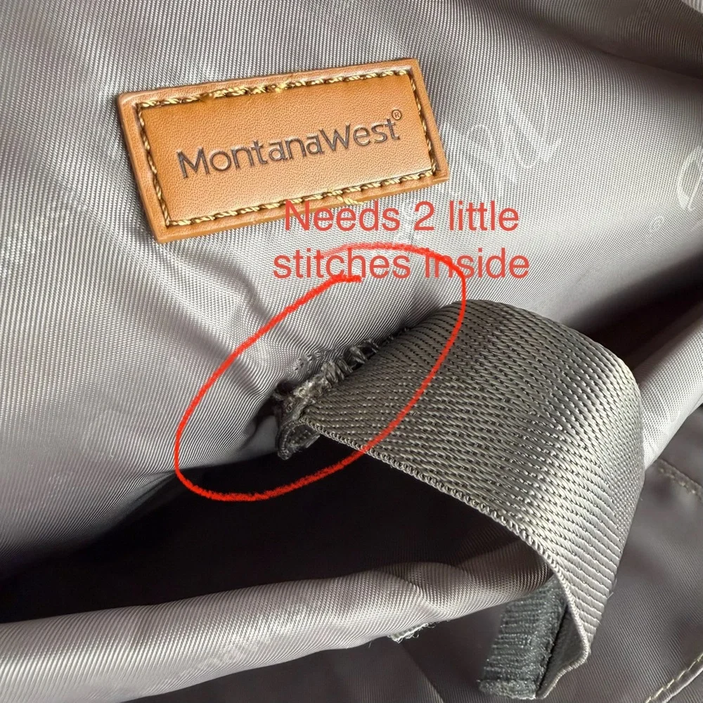 NWOT Montana West Medium Backpack for Women Lightweight Backpack Purse Beige - Picture 10 of 11